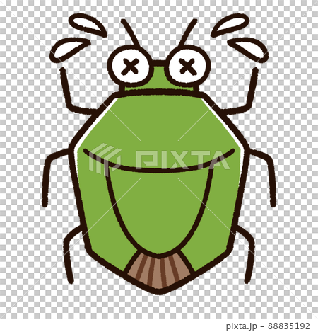 Cute stink bug character 88835192