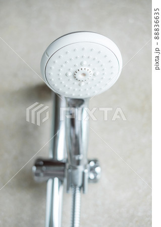 shower head with wall background in modern bathroom 88836635