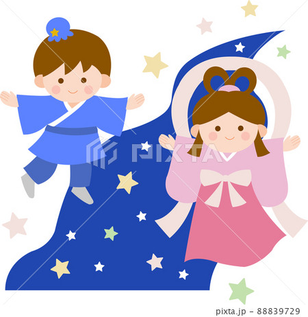 織姫と彦星のイラスト 織姫と彦星のイラスト 88839729