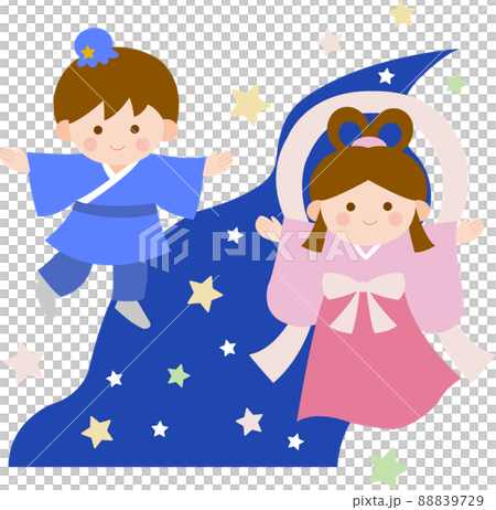 織姫と彦星のイラスト 織姫と彦星のイラスト 88839729