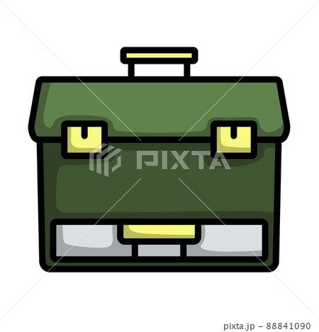 Icon Of Fishing Opened Box 88841090