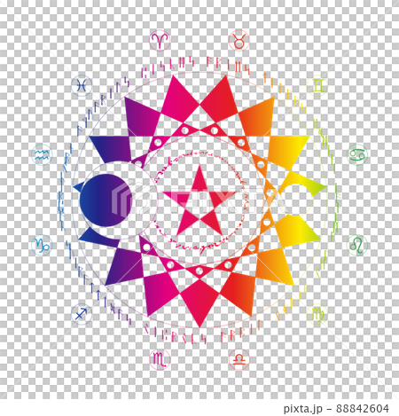 Magic circle (colorful) 88842604