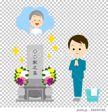 Ancestors who are pleased to have a contractor clean the grave 88844586