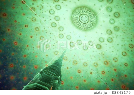 タイのワット・パークナム 88845179