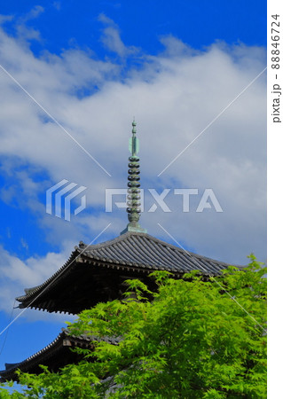 国宝　法起寺　三重塔 88846724