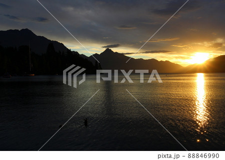 ニュージーランド_クイーンズタウン_夕日21 ニュージーランド_クイーンズタウン_夕日21 88846990