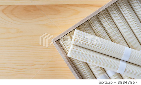 木箱入り・そうめんの束│お中元イメージ 木箱入り・そうめんの束│お中元イメージ 88847867