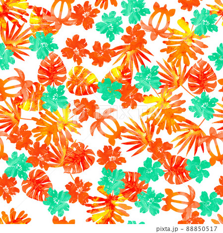 hawaiian pattern background