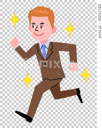Running businessman 88852589