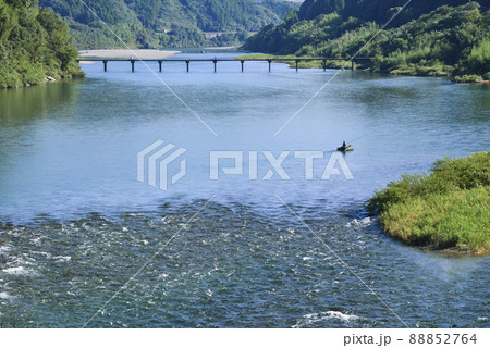 名越屋沈下橋下流の光景 名越屋沈下橋下流の光景 88852764