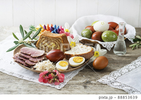 Easter traditional food Easter traditional food 88853639