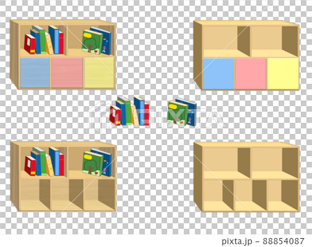 Picture books and bookshelves Picture books and bookshelves 88854087