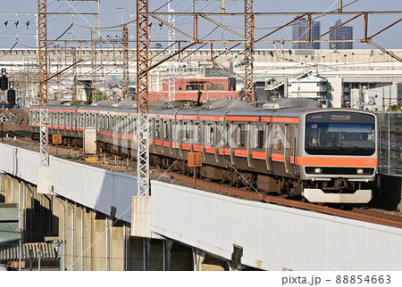 武蔵野線 西浦和ー北朝霞 JR東日本 E231系0番台 MU20編成(京葉) 武蔵野線 西浦和ー北朝霞 JR東日本 E231系0番台 MU20編成(京葉) 88854663
