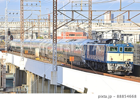 武蔵野線 西浦和ー北朝霞 JR東日本 EF64-1001(ぐんま)+E26系(尾久) カシオペア紀行 武蔵野線 西浦和ー北朝霞 JR東日本 EF64-1001(ぐんま)+E26系(尾久) カシオペア紀行 88854668