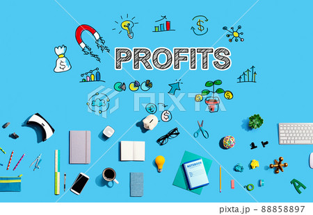 Profits with electronic gadgets and office supplies Profits with electronic gadgets and office supplies 88858897