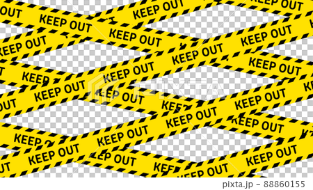 バリケードテープ背景 88860155