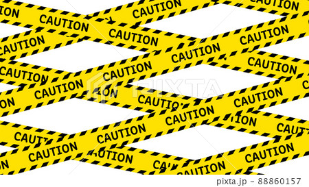 バリケードテープ背景 バリケードテープ背景 88860157