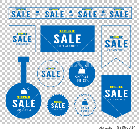 店内装飾 サマーセールPOPセット 88860314