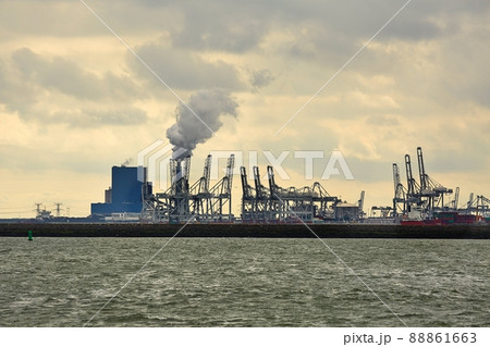 Smoking power plant 88861663