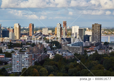 Rotterdam panoramic view 88861677