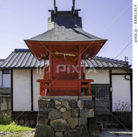 三次の町並み 澤藏稲荷神社 広島県三次市 三次の町並み 澤藏稲荷神社 広島県三次市 88861914