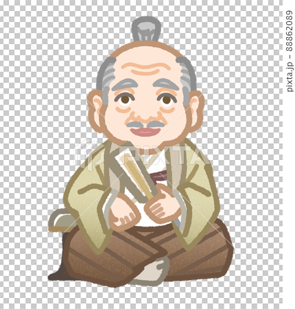 座っている徳川家康の様な殿様 座っている徳川家康の様な殿様 88862089