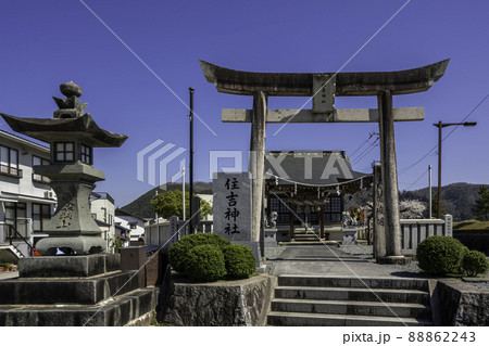 三次歴みち石畳通り 三次本通り 住吉神社 広島県三次市 三次歴みち石畳通り 三次本通り 住吉神社 広島県三次市 88862243