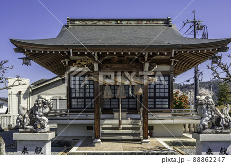 三次歴みち石畳通り　三次本通り　住吉神社　広島県三次市 88862247