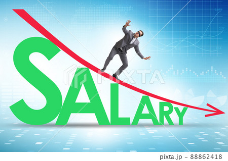 Salary inflation concept in crisis Salary inflation concept in crisis 88862418