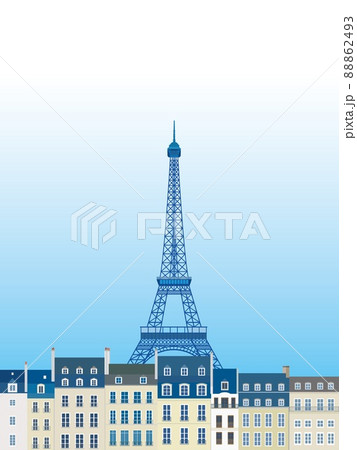 パリ paris エッフェル塔 tour eiffel 街並み パリ paris エッフェル塔 tour eiffel 街並み 88862493