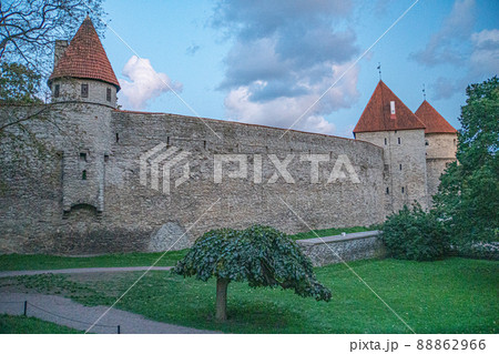 エストニア タリン 城壁 エストニア タリン 城壁 88862966