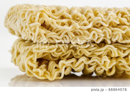 Raw Instant noodles. Close up instant noodles texture for background. Raw Instant noodles. Close up instant noodles texture for background. 88864078