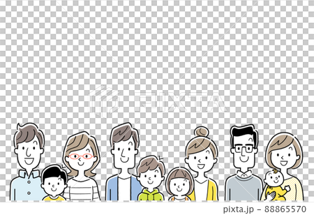 Vector Illustration Material: Family, Parenting Generation, People 88865570