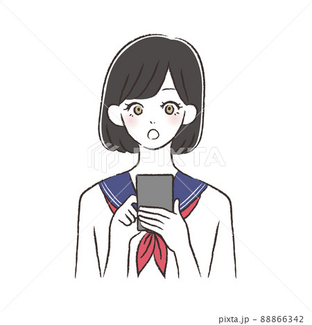スマホを持つ女性 スマホを持つ女性 88866342
