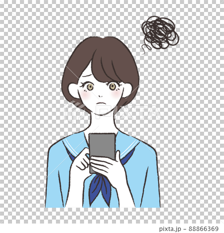 スマホを持つ女性 スマホを持つ女性 88866369