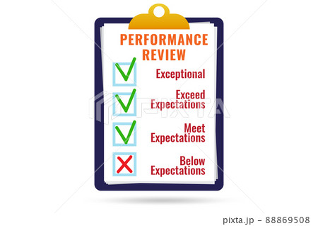 Employee annual performance review concept Employee annual performance review concept 88869508