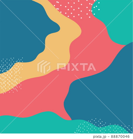 Hello Spring hand sketched background. vintage lettering banner poster template background 88870046