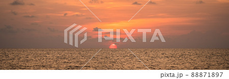 sunset on the beach 88871897
