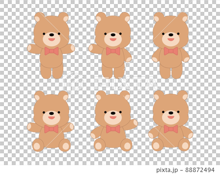 小熊（領結）全身套裝 88872494