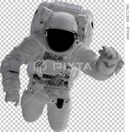 Astronaut spaceman suit outer space solar system people universe. Elements  of this image furnished by NASA. Stock Illustration