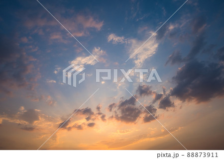 Colorful cloud and sky background 88873911