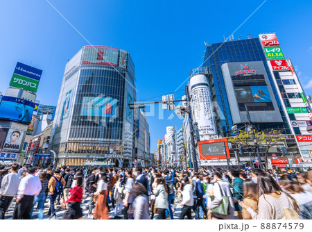 日本の東京都市景観 XE、新たな変異株の脅威…、渋谷は脅威の人流=4月9日 日本の東京都市景観 XE、新たな変異株の脅威…、渋谷は脅威の人流=4月9日 88874579