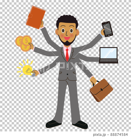 一個在繁忙的工作中取得成功的人 88874584