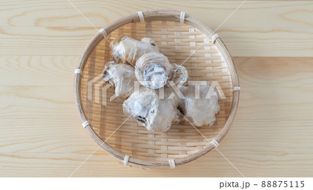 白カビの生えてしまった生姜 88875115