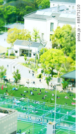 天王寺周辺　大阪府　チルトシフト 88875210