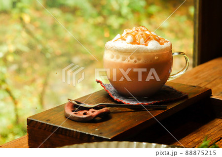 古民家でカフェラテ 88875215