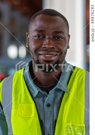 African American Container Warehouse Foreman Worker 88876283