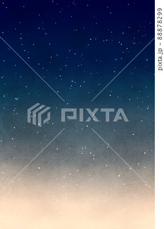 背景素材_水彩テクスチャ_星空_ベージュ 88878299