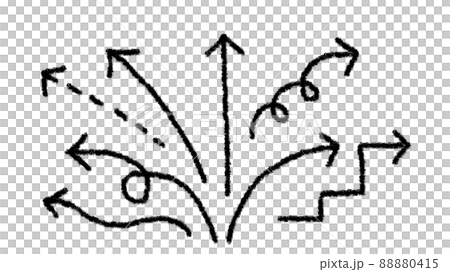 Many kinds of arrows_black Many kinds of arrows_black 88880415