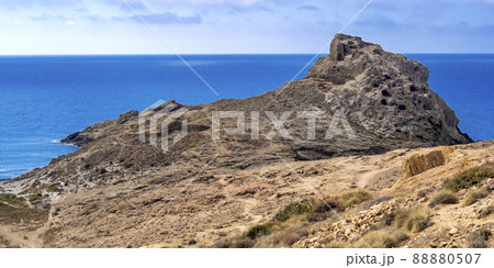 Columnar Jointing Structures Of Punta Baja, Cabo de Gata-Nijar Natural Park, Spain 88880507